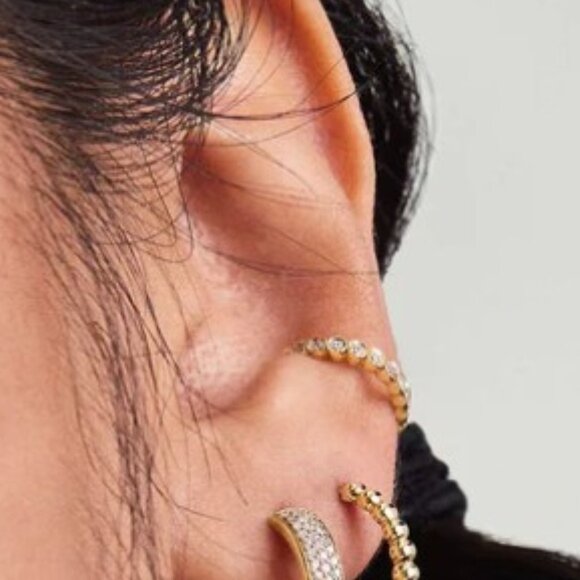 Mejuri Diamond Ear Cuff – 14k Gold & Natural Diamond - Picture 8 of 8